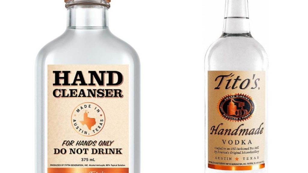 Free Titos Hand Sanitizer