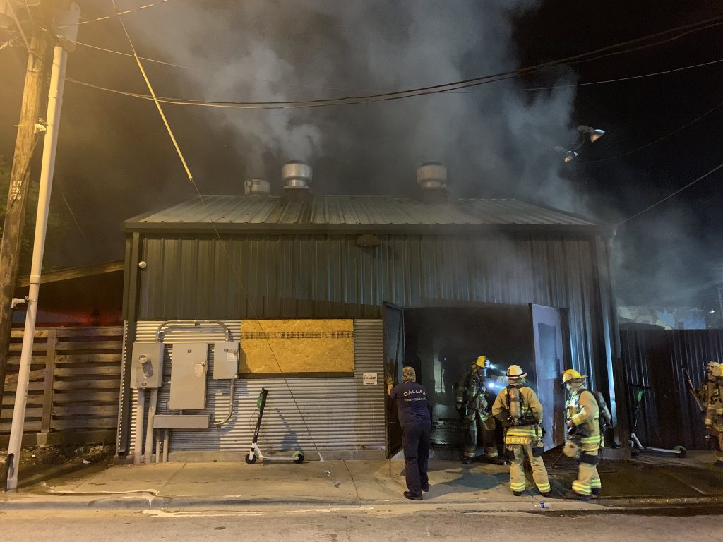 Fire At Pecan Lodge In Deep Ellum