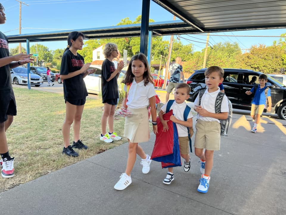 First day of school for Dallas Independent School District.